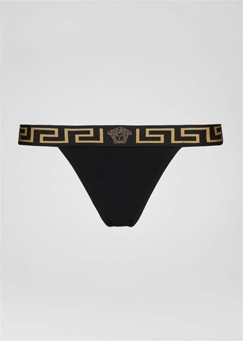 versace collection bralette|versace thongs.